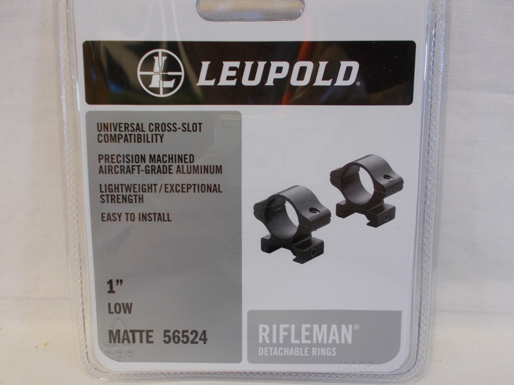 Leupold 56524 Rifleman Scope Rings - Black