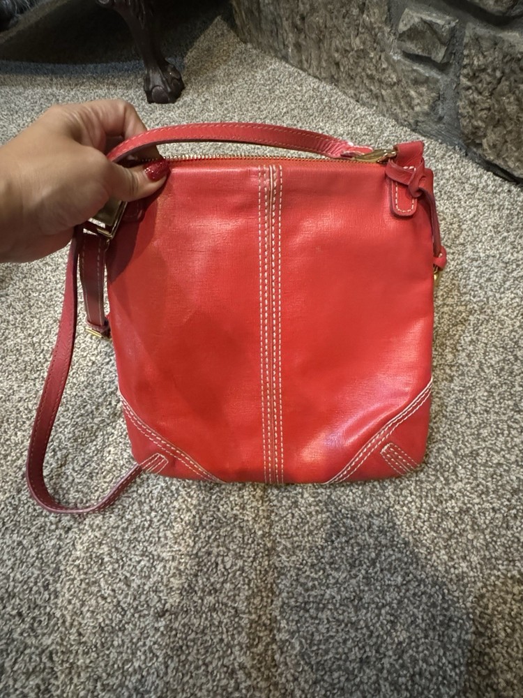 BRIGHTON Red TRENDORO Cross Body