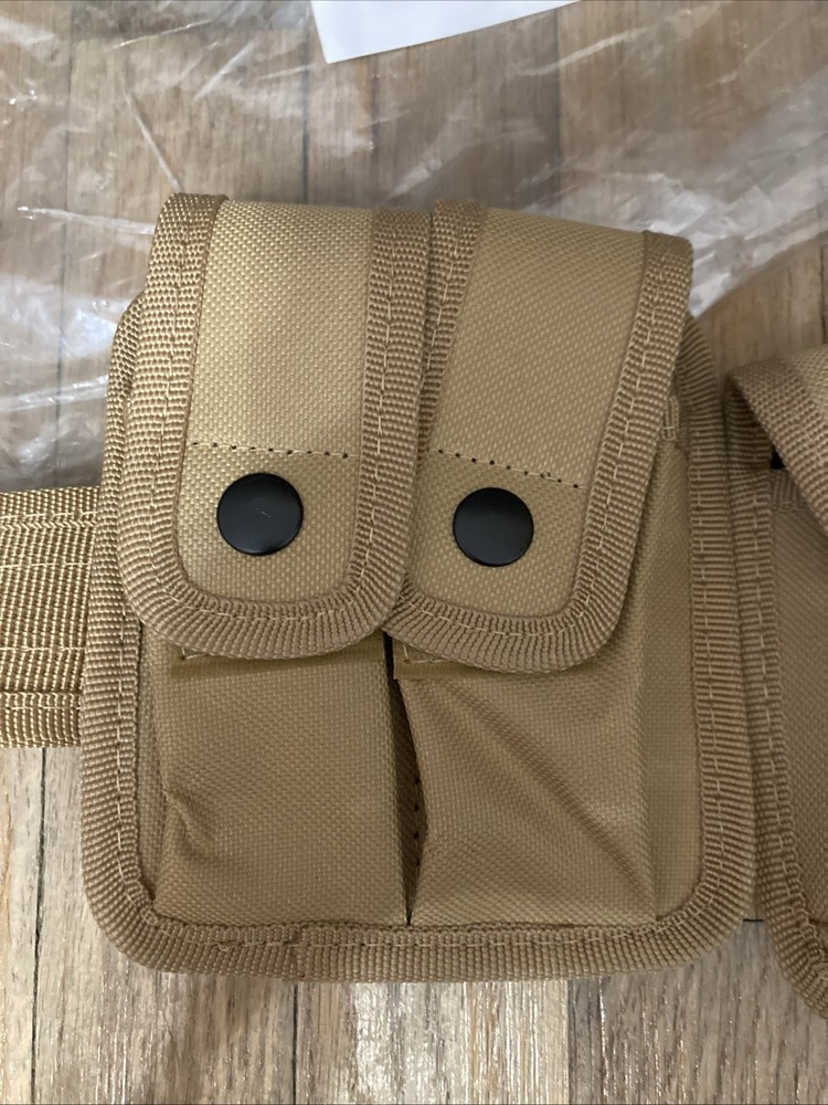 Tactical Duty Pouch Belt Khaki
