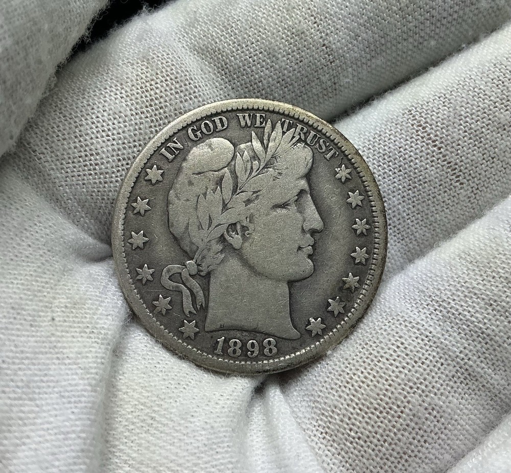 1898-O Silver Barber Half Dollar Fine D382