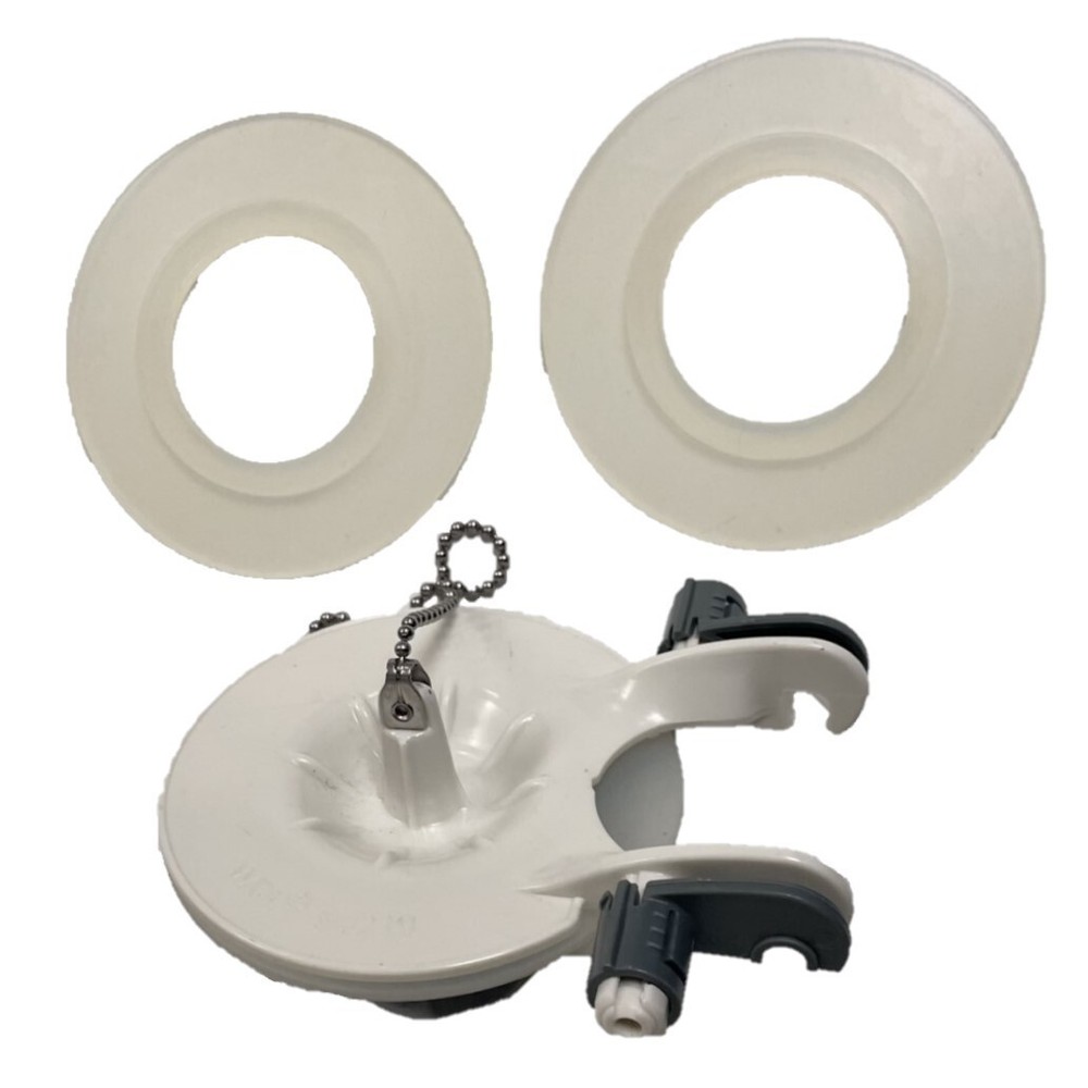 3-inch Flapper w/ 2 Extra Silicone Seals, w/ Adjustable wings