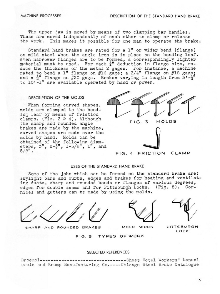 Sheet Metal Working Series- Machine Processes Instruction Manual #1321