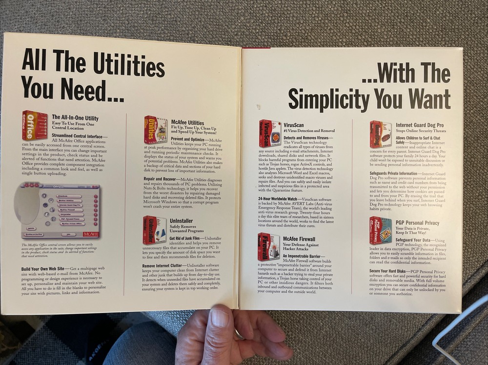 McAfee Office Windows ME 95 98