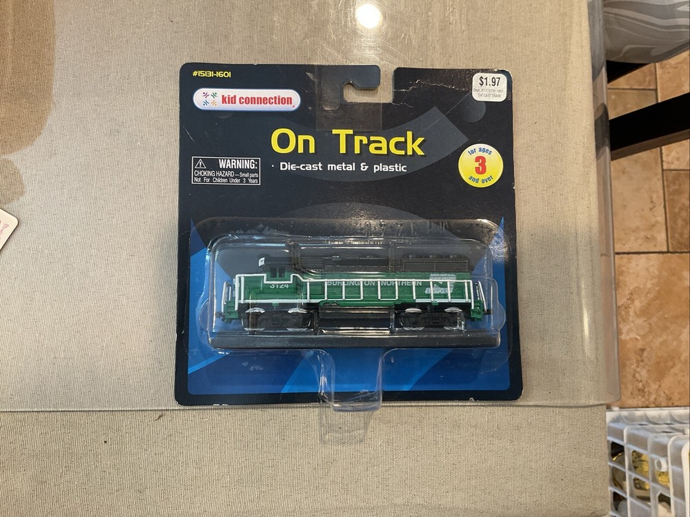 on track die-cast Trains