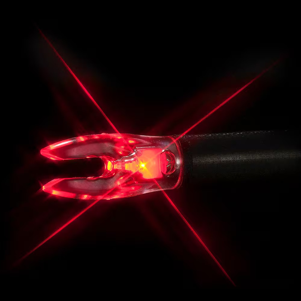 Rage Nockturnal Fit Universal Lighted Nocks, 3 pack, Red