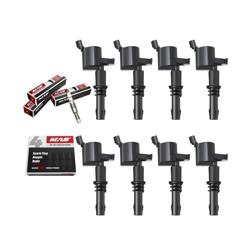 MAS 8 Ignition Coil Pack and Iridium Spark Plug Set 2005-2008 Compa... Fast Ship