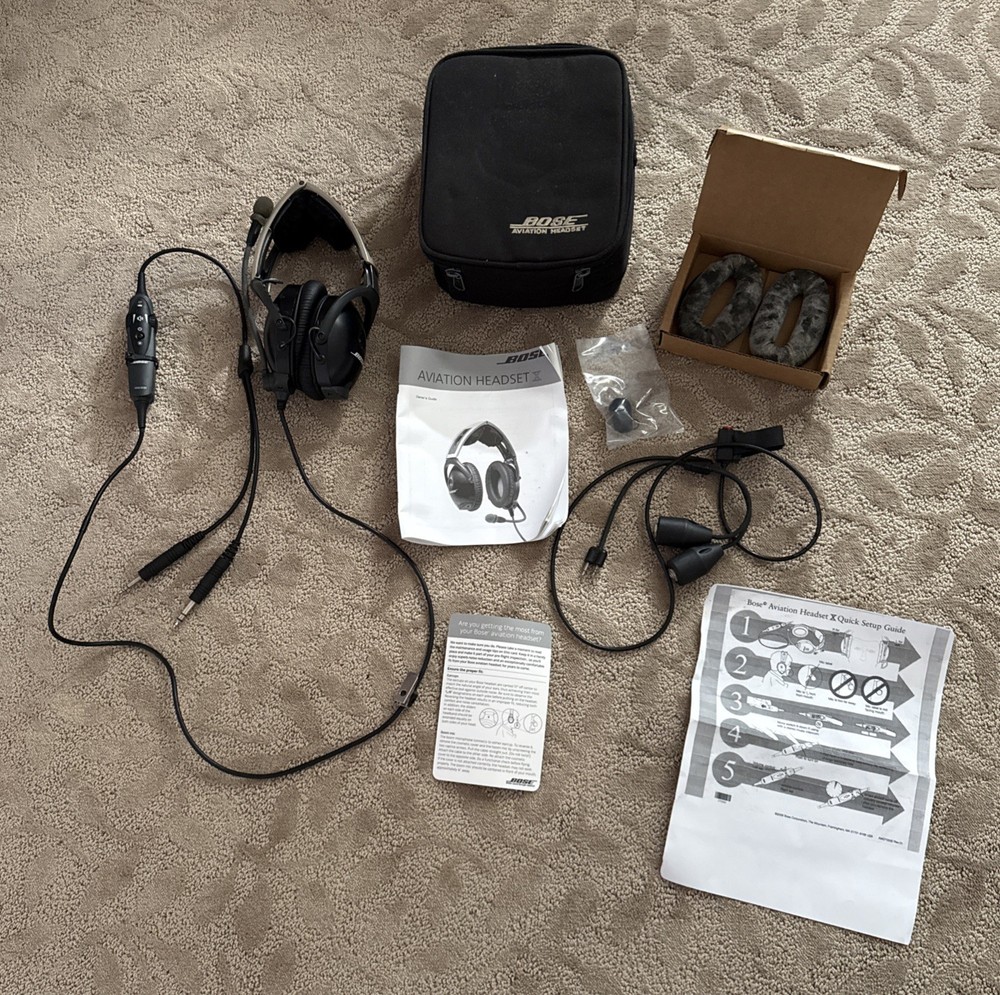 Bose X Aviation Headset with Case