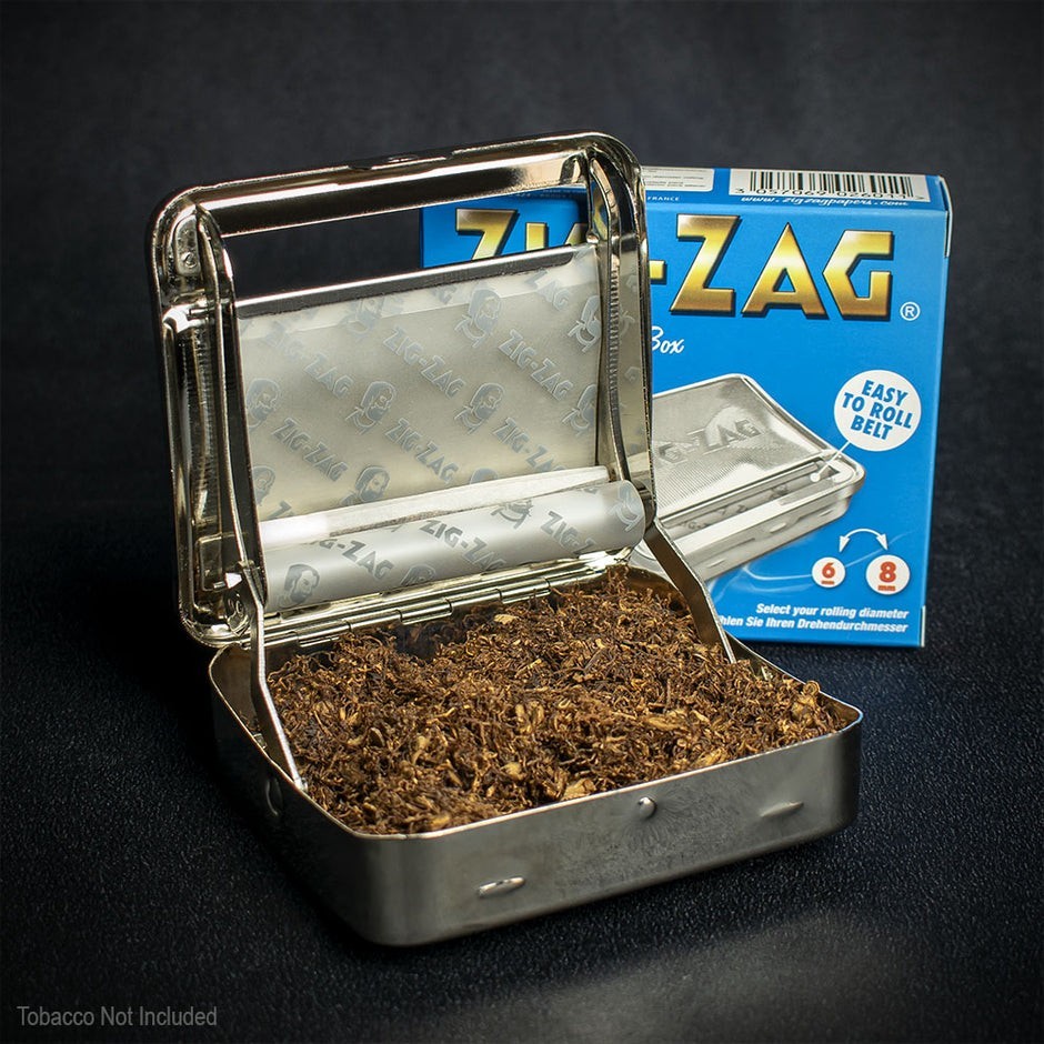 Zig-Zag Metal Cigarette Rolling Machine 70mm Easy Automatic Tobacco Roller