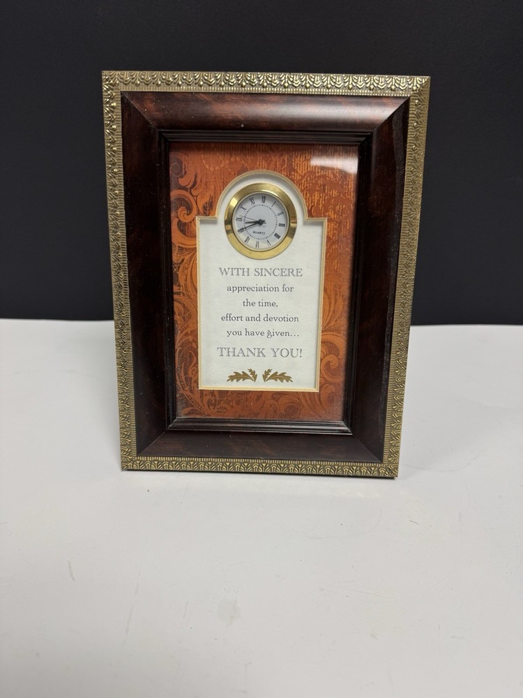 Retirement Clock Picture Frame- Untested