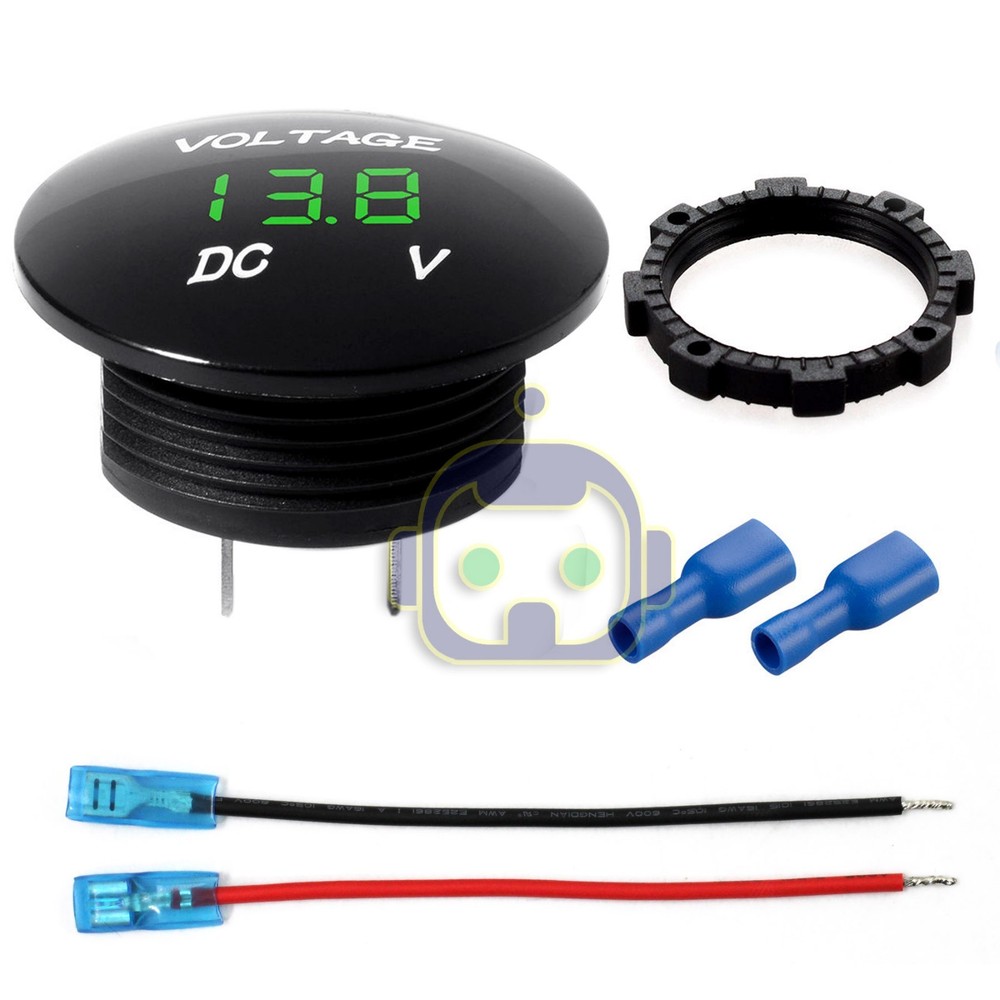 DC 12V-24V RED LED Panel Digital Voltage Meter Display Voltmeter Car Motorcycle