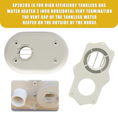 SP20285 Horizontal Vent Termination Kit With Screws for Tankless Gas Water