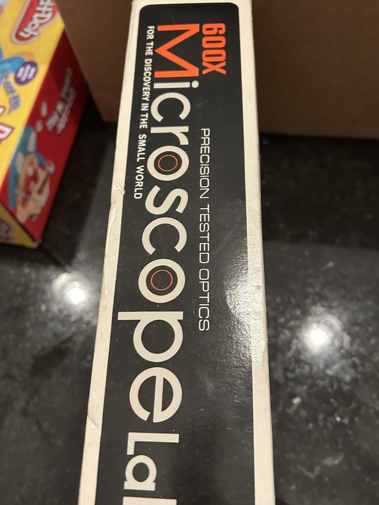 Vintage Microscope Chemistry Experiment Kit Set w Microscope Educational