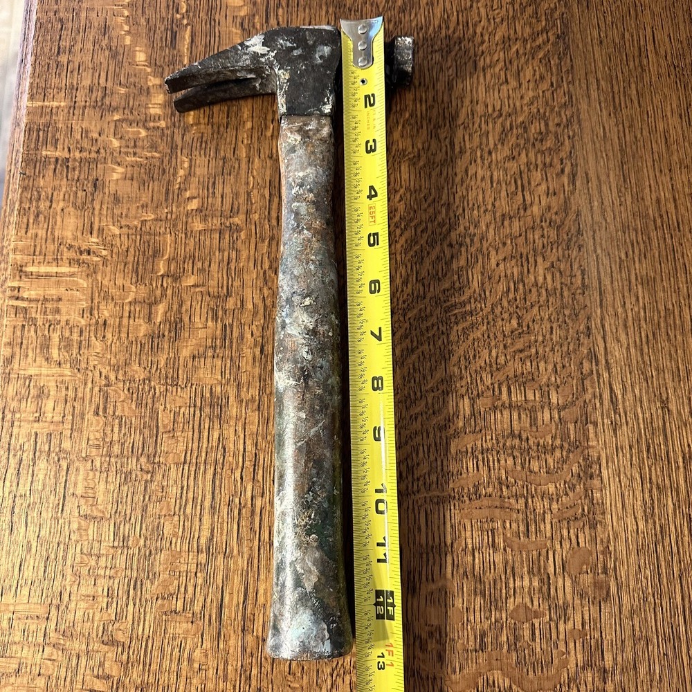 Vintage Dunlap Straight Claw Hammer Wood Handle