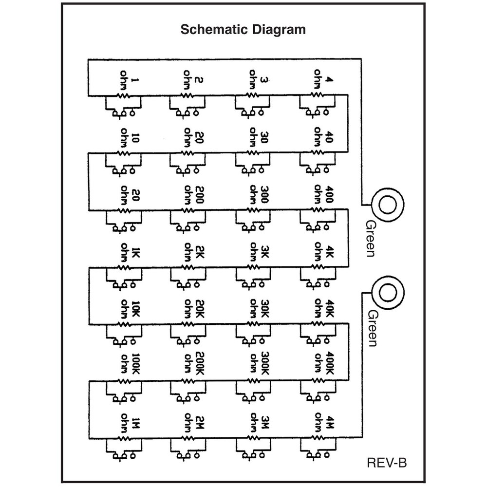 Resistance Substitution Box | 1Ω to 11MΩ Range | 1 Precision for Testing