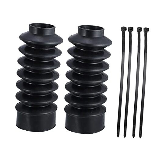 2 Pcs Motorcycle Front Fork Guards Covers Shock Absorbers Boots 39mm