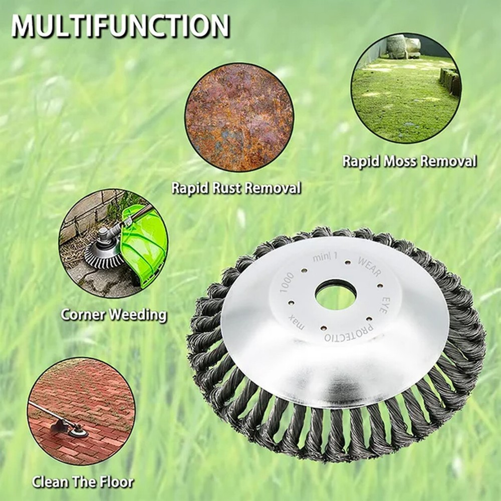 Trimming Head Wire Wheel Brush Cutter Weeder Head Strap Adapter Kit