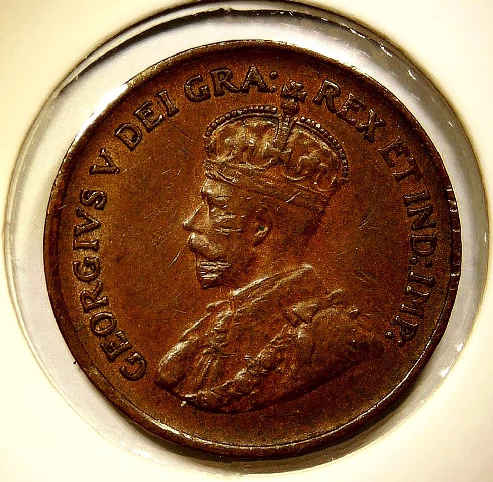 1931 Canada Small Cent King George V