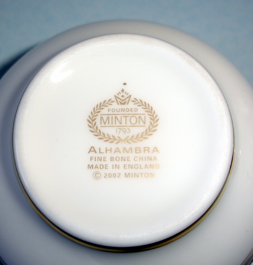 Minton Alhambra 5 Piece Place Setting Bone China England New Plain Box