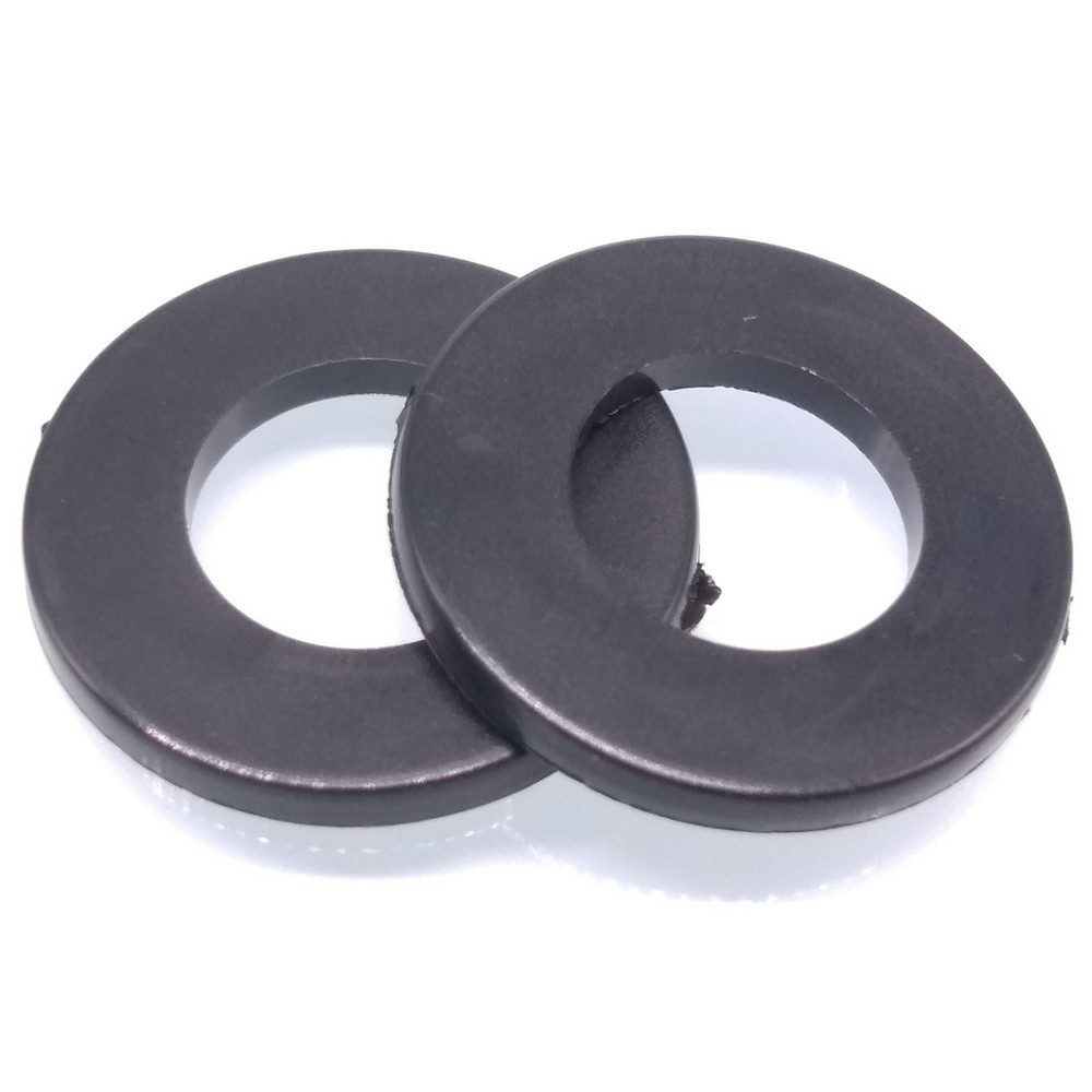 1000pcs M4 Black Nylon Flat Washers
