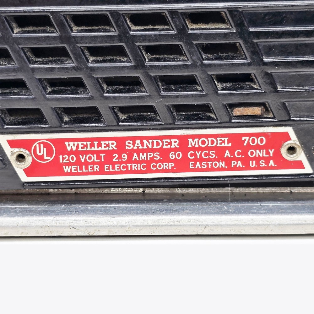 Weller Model 700 Sander, Vintage Electrical Tool