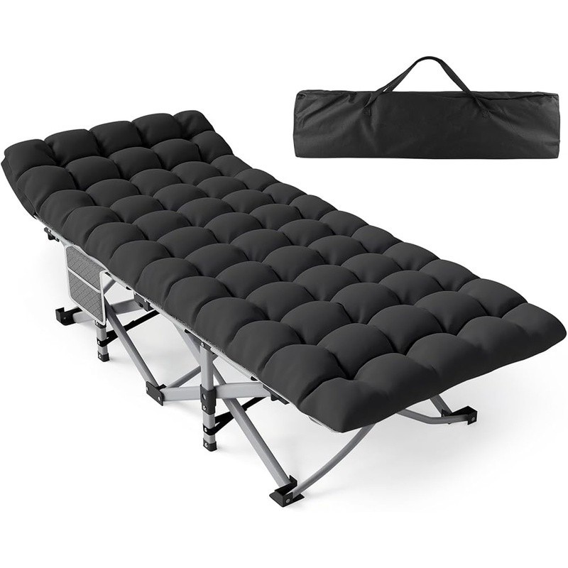 Folding Camping Cot Portable Bed Waterproof Easy Setup 500lbs Capacity New