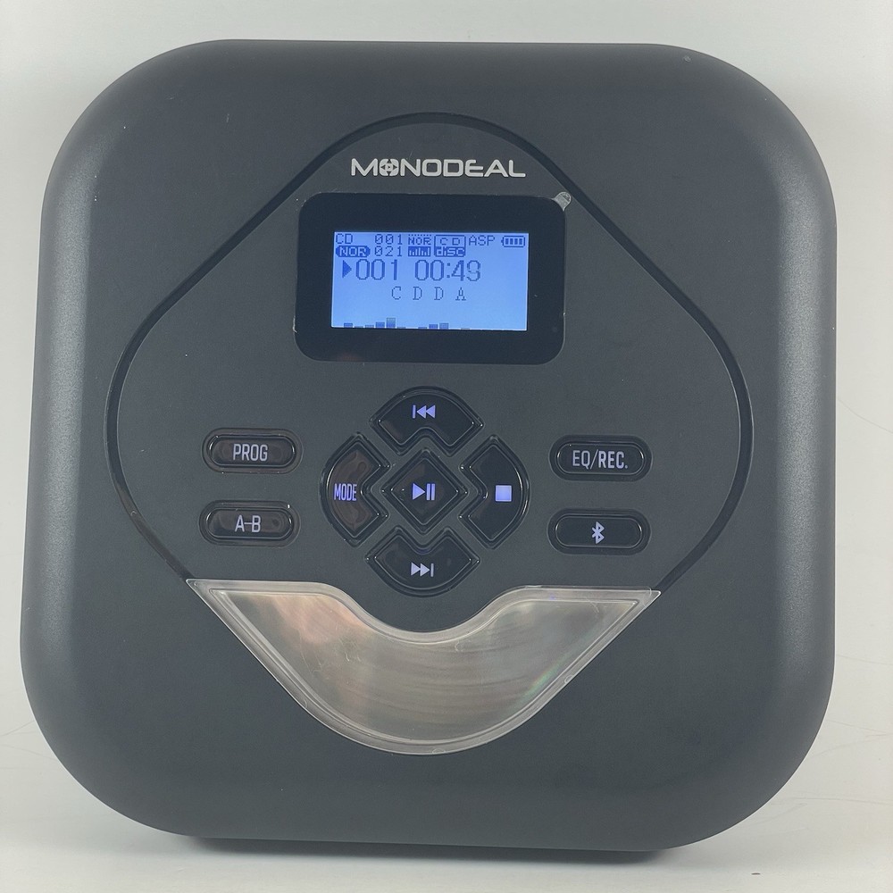 MONODEAL Rechargeable Portable CD Player