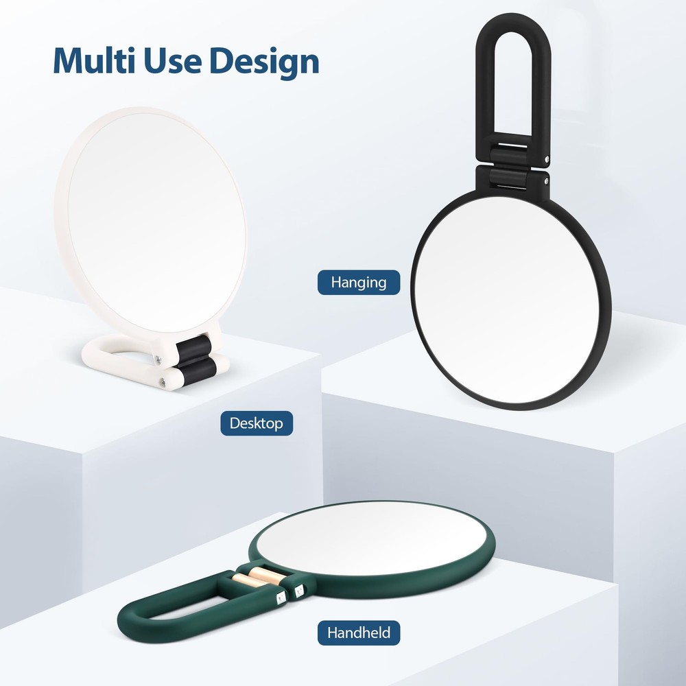 30X Magnifying Mirror, Hand Mirror with Handle, Double Sided Hand Mirror with...