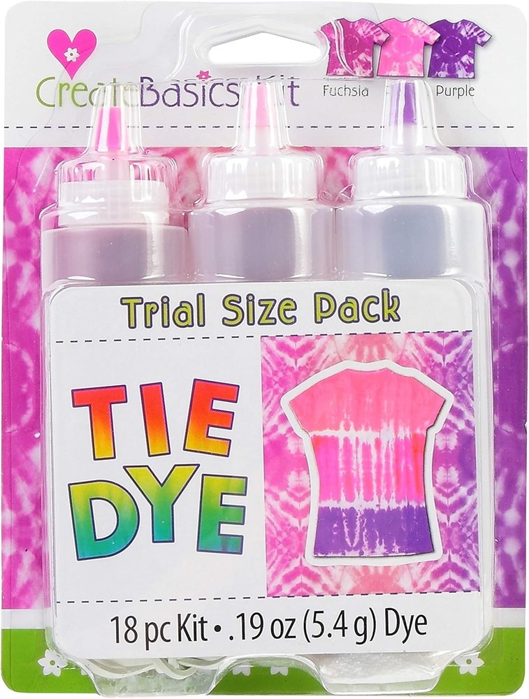 CreateBasics Princess Tie Dye Kit, 3 Piece