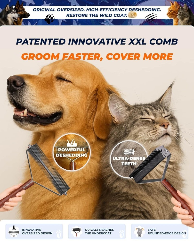 Professional Undercoat Dematting Comb