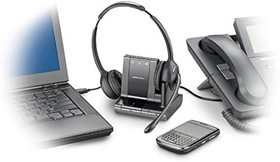 Plantronics Savi W720 Multi-device Noise-Cancel Wireless Headset System. *Great*