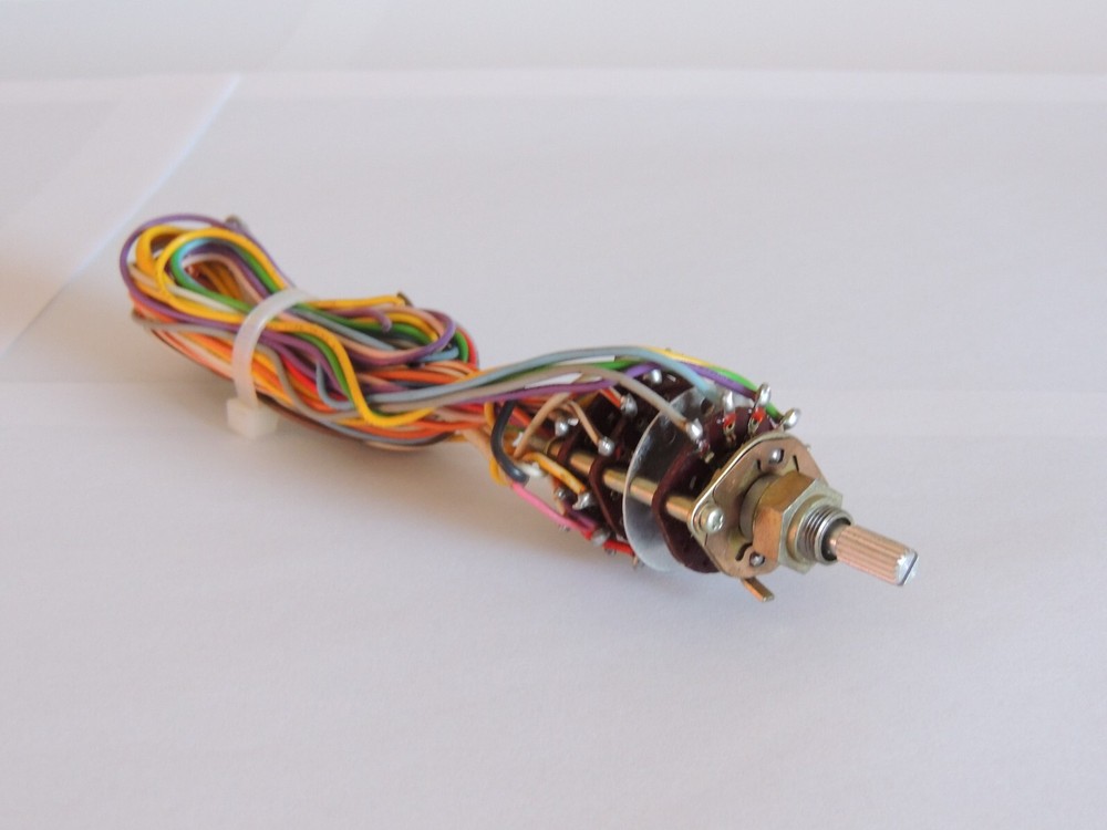 Pioneer SX-636 Rotary Switch (Function.) & full Wire ASC-060