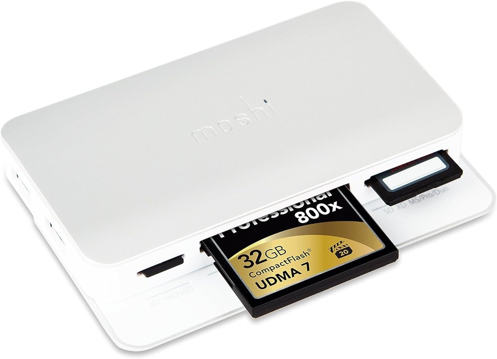 Moshi Catdette Type-C USB 3.0 (3.1 Gen 1) Type-C Silver, White Card Reader