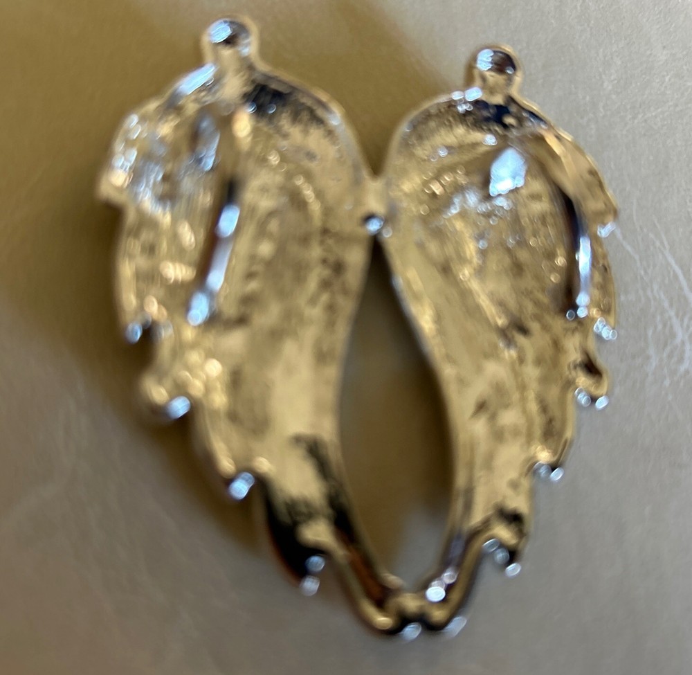 Angel Wing Pendant and Coordinated Dangle Earrings Reduced