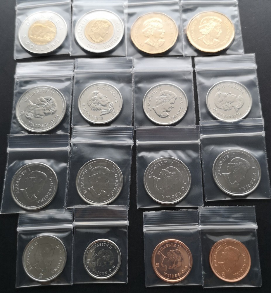 ***CANADA 2011 COMPLETE UNCIRCULATED COINS SET ***