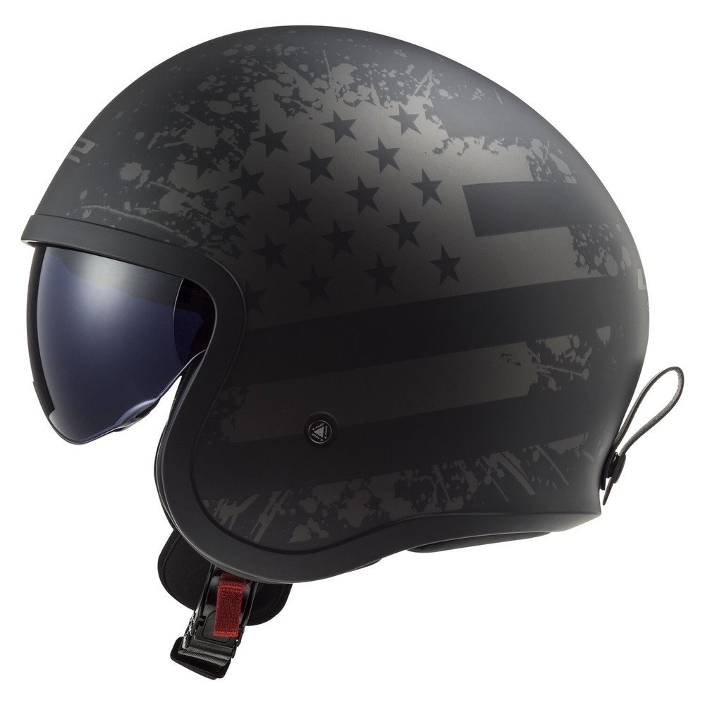 LS2 Spitfire II Black Matte Helmet Size XL
