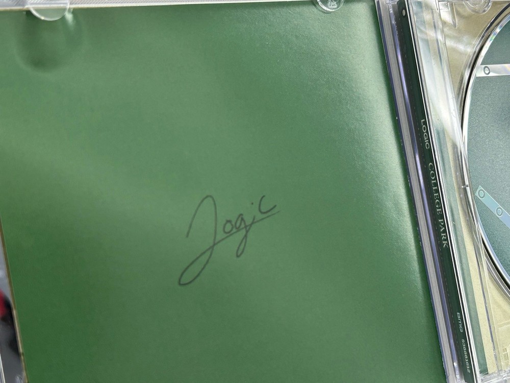 Logic College Park Signed CD opened Autographed Rapper