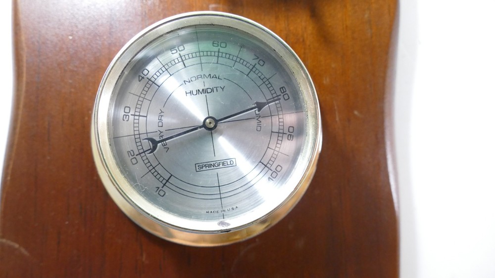 Springfield Weather Station Thermometer, Barometer,Humidity Vertical Wall Mount