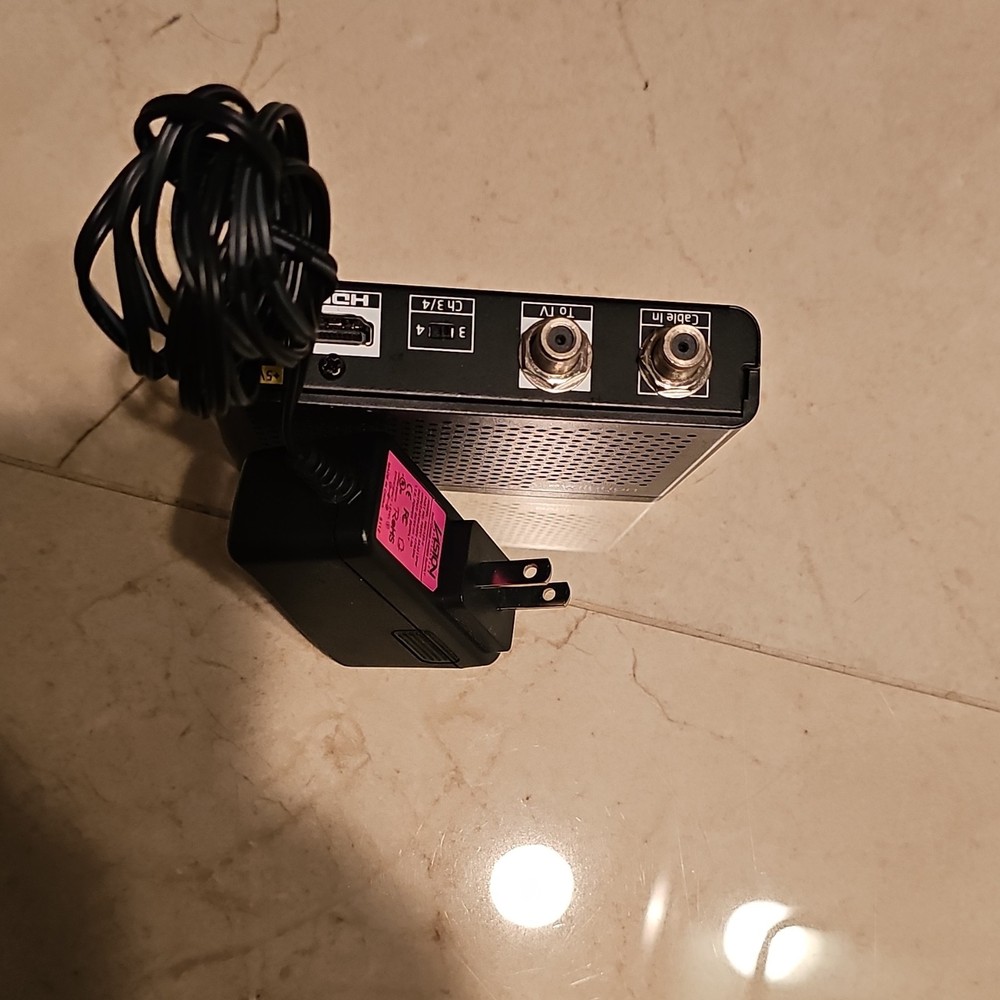 Evolution DMS2004UHD HD Digital Cable TV Box HDMI USB Black with Power Adapter