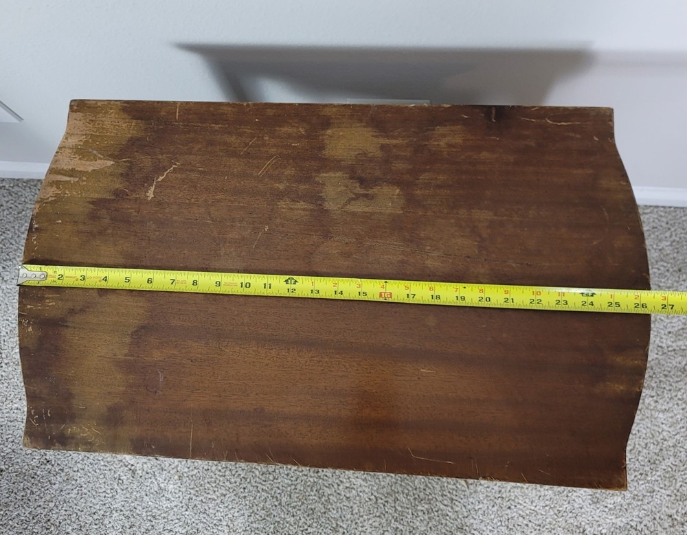 Vintage Mahogany Harp End Table