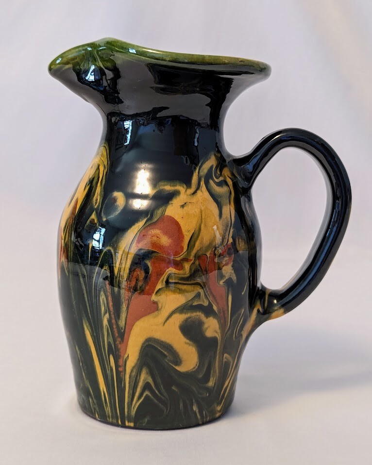 Handmade Thrown Pottery Pitcher