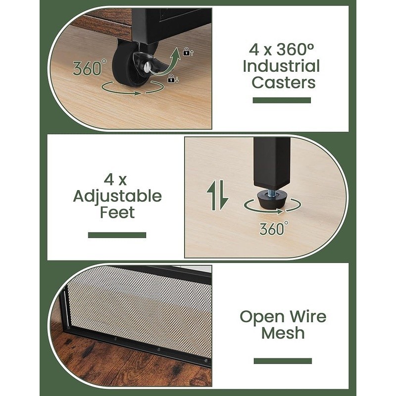 Mini Fridge Stand Storage Table Compact Beverage Organizer Easy Assembly New