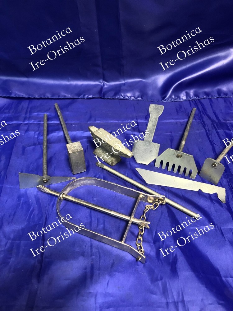 HERRAMIENTAS TOOLS DE OGGUN OGUN GUERRERO RELIGION YORUBA IFA SANTERIA