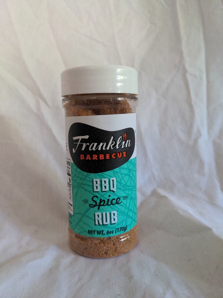 Franklin Barbecue BBQ Rub Spice 6 Ounce Shaker