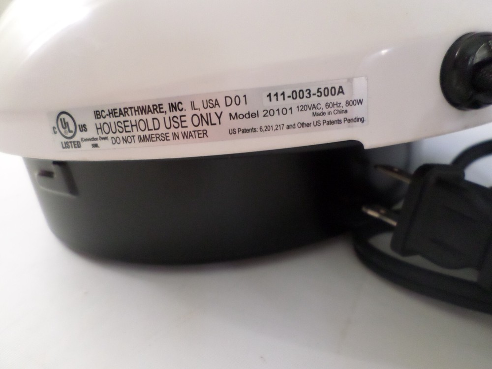 Nuwave Mini Infrared Oven #20101 White Mini Power Head Replacement Piece NEW
