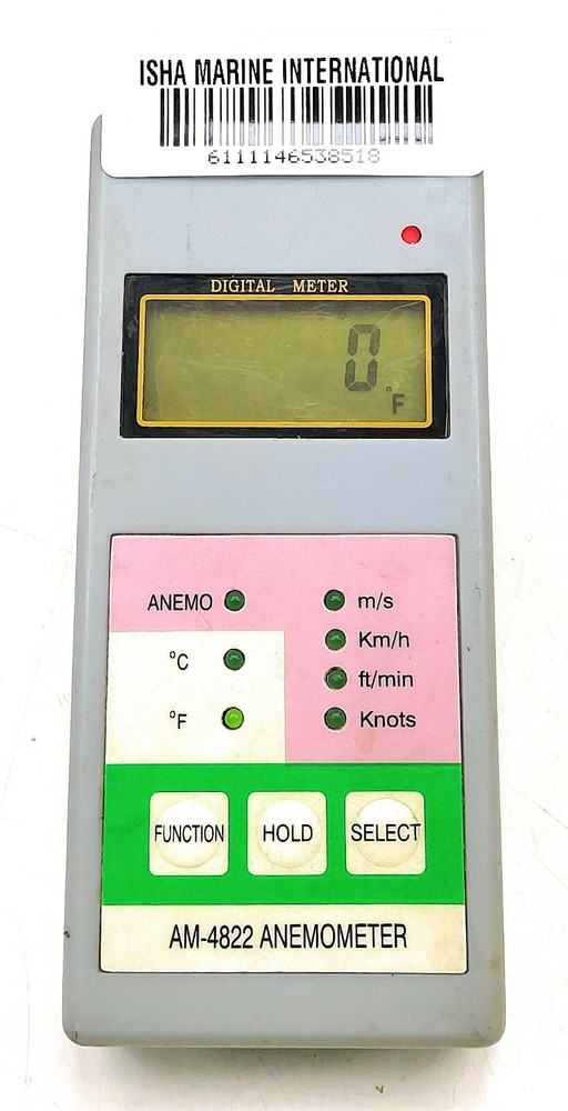 Anemometer AM-4822 Digital Meter