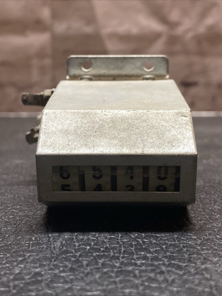 Vintage Electro Counter & Motor Co 4 Digit Counter