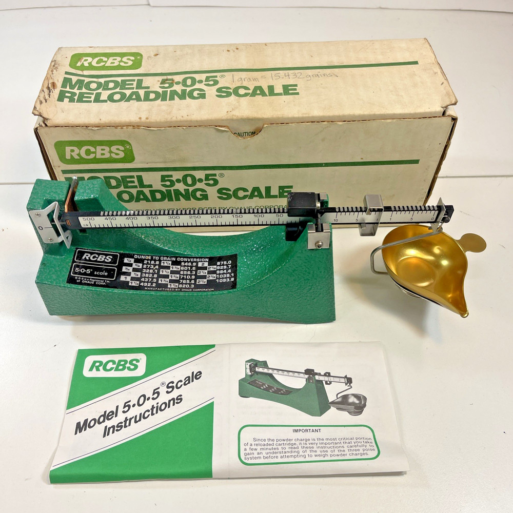 RCBS 5-0-5 Scale Reloading Powder Model 505