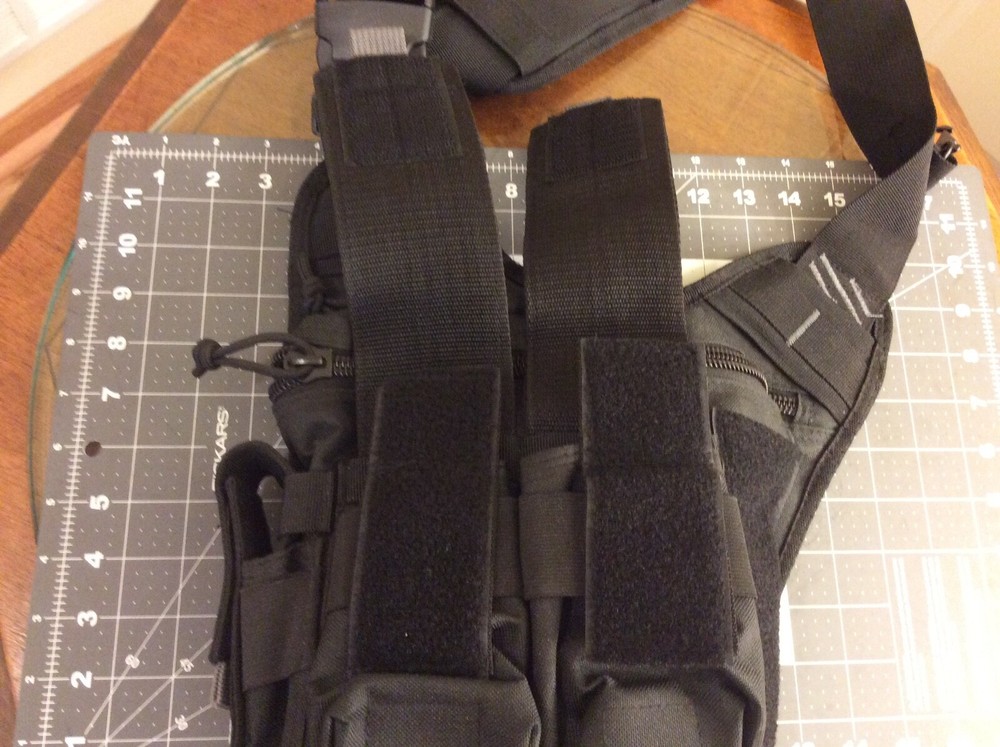 G Outdoors Black Tactical Rapid Deployment Pack Durable Sling Backpack