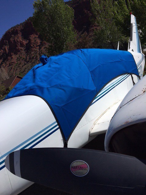 Cessna 310 cabin and Windshield Covers