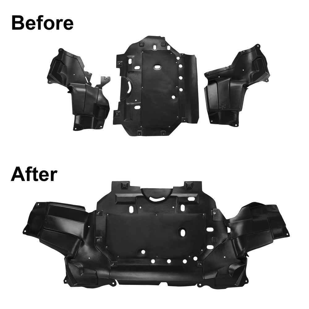 Front Under Cover Engine Splash Shield For 2015 2016 2017 2018 19 2020 Honda Fit